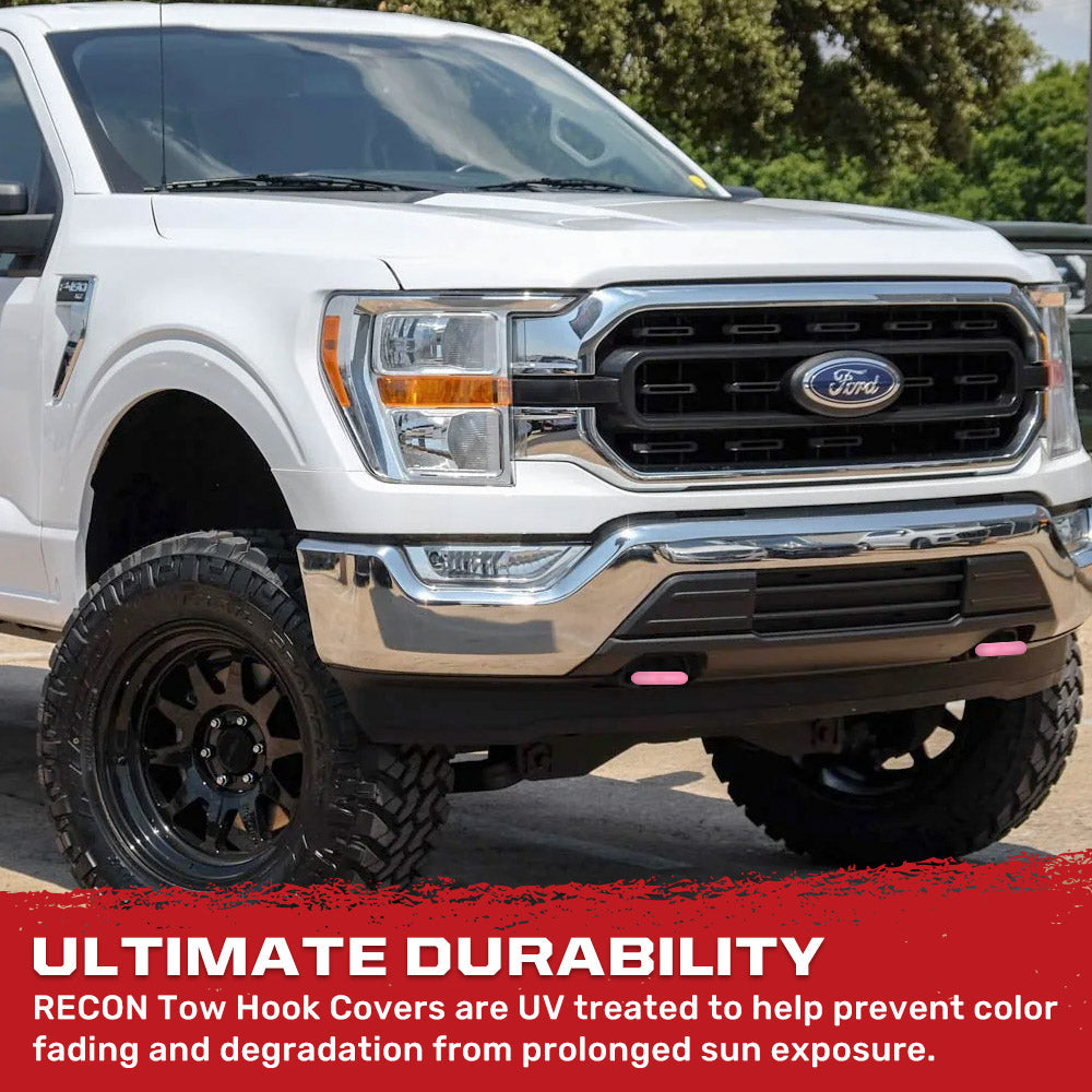 Ford 15-26 F150 & Raptor Tow Hook Covers 2-Piece Set of Silicone Covers Standard & LED Options - Multiple Colors