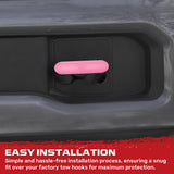 Ford 15-26 F150 & Raptor Tow Hook Covers 2-Piece Set of Silicone Covers Standard & LED Options - Multiple Colors