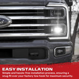 Ford 17-26 Super Duty Tow Hook Covers 2-Piece Set of Silicone Covers Standard & LED Options - Multiple Colors