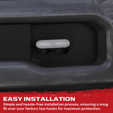 Ford 17-26 Super Duty Tow Hook Covers 2-Piece Set of Silicone Covers Standard & LED Options - Multiple Colors