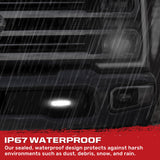 Ford 17-26 Super Duty Tow Hook Covers 2-Piece Set of Silicone Covers Standard & LED Options - Multiple Colors