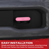 Ford 17-26 Super Duty Tow Hook Covers 2-Piece Set of Silicone Covers Standard & LED Options - Multiple Colors