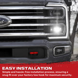Ford 17-26 Super Duty Tow Hook Covers 2-Piece Set of Silicone Covers Standard & LED Options - Multiple Colors