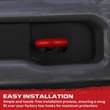 Ford 17-26 Super Duty Tow Hook Covers 2-Piece Set of Silicone Covers Standard & LED Options - Multiple Colors