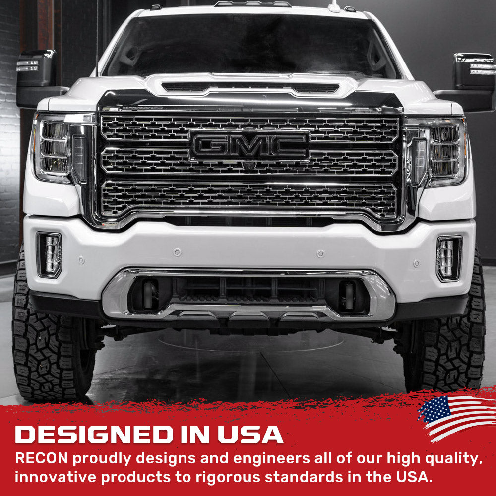 Chevy 20-26 Silverado 2500/3500 Tow Hook Covers 2-Piece Set of Silicone Covers Standard & LED Options - Multiple Colors