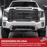 Chevy 20-26 Silverado 2500/3500 Tow Hook Covers 2-Piece Set of Silicone Covers Standard & LED Options - Multiple Colors
