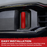 GMC 20-26 Sierra 2500/3500 Tow Hook Covers 2-Piece Set of Silicone Covers Standard & LED Options - Multiple Colors