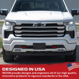 Chevy 20-26 Silverado 1500 Tow Hook Covers 2-Piece Set of Silicone Covers Standard & LED Options - Multiple Colors