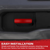 Chevy 20-26 Silverado 1500 Tow Hook Covers 2-Piece Set of Silicone Covers Standard & LED Options - Multiple Colors