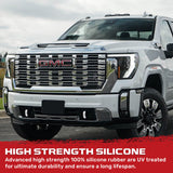 Chevy 20-26 Silverado 1500 Tow Hook Covers 2-Piece Set of Silicone Covers Standard & LED Options - Multiple Colors