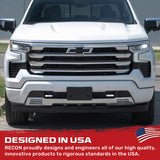 Chevy 20-26 Silverado 1500 Tow Hook Covers 2-Piece Set of Silicone Covers Standard & LED Options - Multiple Colors