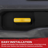 Chevy 20-26 Silverado 1500 Tow Hook Covers 2-Piece Set of Silicone Covers Standard & LED Options - Multiple Colors