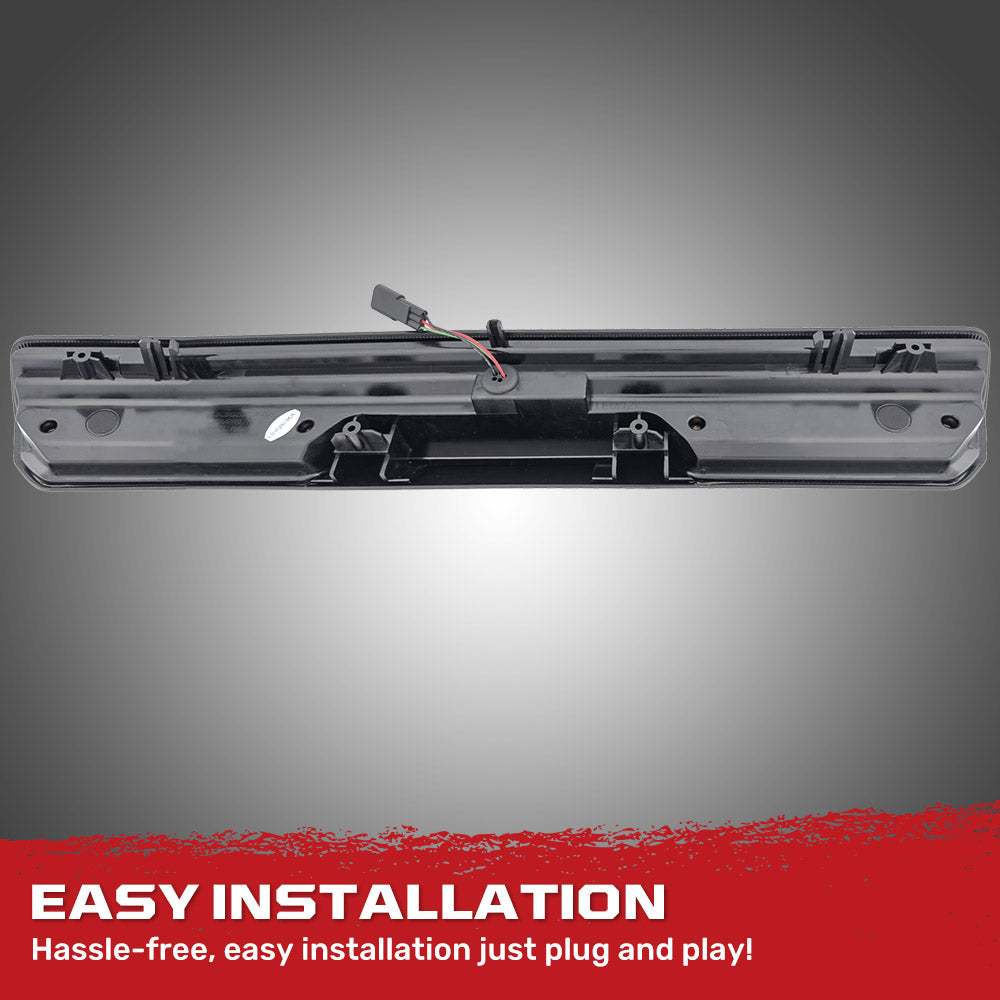 GMC Sierra & Chevy Silverado 1500 19-26 3rd Brake Light Kit in Clear (For Cargo Bed Camera Models Only)