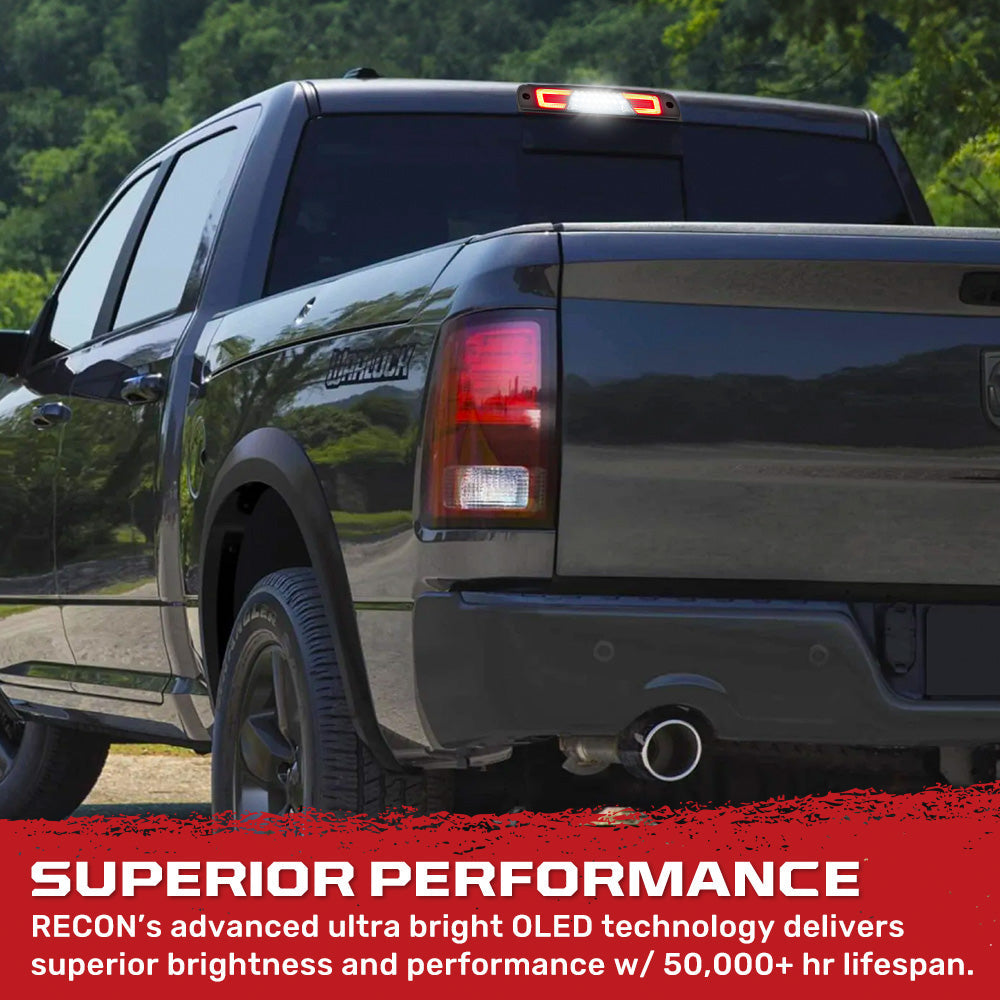 Dodge RAM 1500 09-25 Classic Body Style Ultra High Power LED 3rd Brake Light Kit CREE XML LED in Smoked