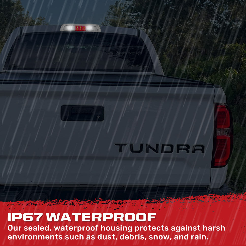 Toyota Tundra 07-21 3rd Brake Light Kit LED Cargo Lights Clear Lens