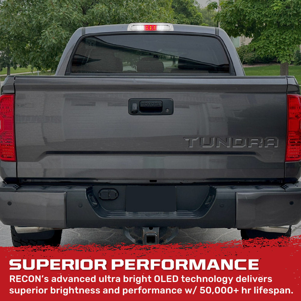 Toyota Tundra 07-21 3rd Brake Light Kit LED Cargo Lights Clear Lens
