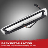GMC Sierra & Chevy Silverado 99-06 3rd Brake Light Kit LED Cargo Lights Clear