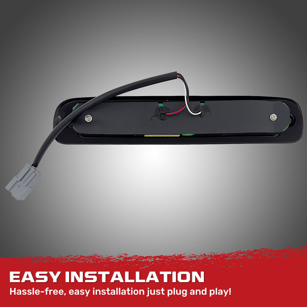 Ford Super Duty 99-16 F250 F350 F450 F550 Ultra Bright LED 3rd Brake Light Kit - Smoked Lens