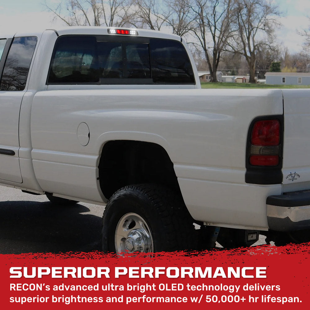 Dodge RAM 1500 94-01 3rd Brake Light Kit LED with Smoked Lens