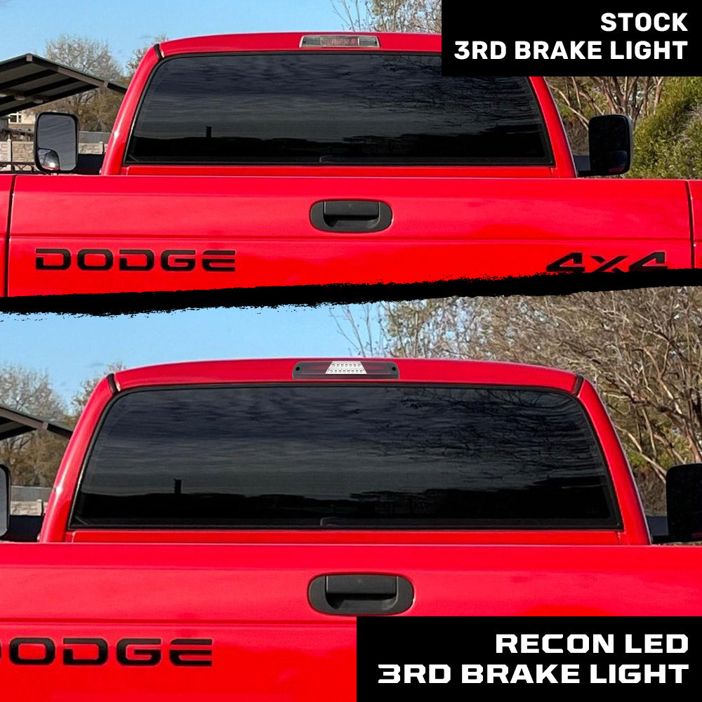 Dodge RAM 1500 94-01 3rd Brake Light Kit LED with Clear Lens