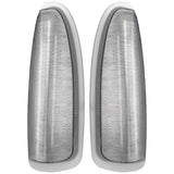 Ford Super Duty & Excursion 03-07 LED  Side Mirror Lenses White Running Lights & Amber Turn Signal - Clear Lens