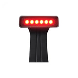 Jeep JK Wrangler 07-18 3rd Brake Light Kit Red LED in Clear