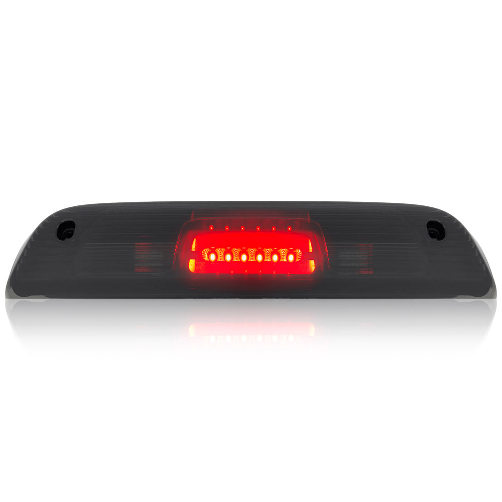 GMC Sierra & Chevy Silverado 3rd GEN 1500 14-18 ULTRA HIGH POWER Red CREE XML Red LED 3rd Brake Light with White LED Cargo Lights with Smoked Lens