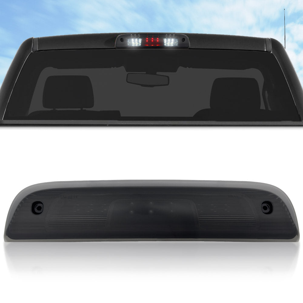 GMC Sierra & Chevy Silverado 3rd GEN 14-19 2500/3500 Red LED 3rd Brake Light Kit with White LED Cargo Lights with Smoked Lens