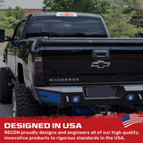 GMC Sierra & Chevy Silverado 3rd GEN 14-19 2500/3500 Red LED 3rd Brake Light Kit with White LED Cargo Lights - Clear Lens