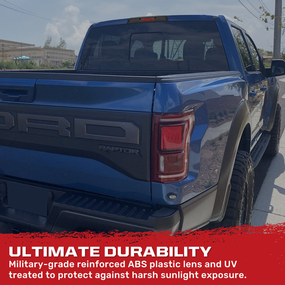 Ford Raptor 17-20 3rd Brake Light Kit with CREE XML LEDs in Black / Smoked Lens