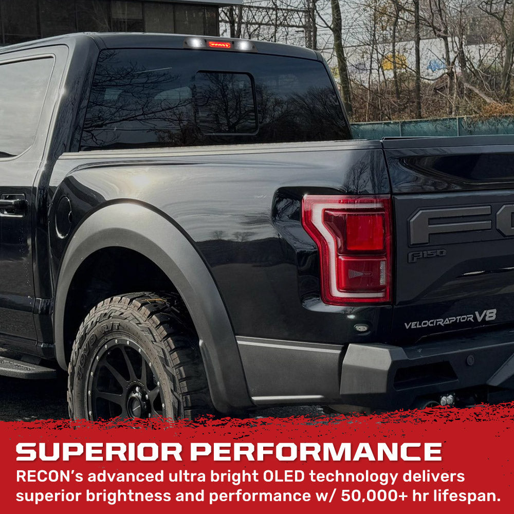 Ford Raptor 17-20 3rd Brake Light Kit with CREE XML LEDs in Black / Smoked Lens