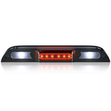 Ford Super Duty 17-26 Ultra High Power Red LED 3rd Brake Light Kit w/ CREE XML White LED Cargo Lights (ATTN: DOES NOT FIT Models with Cargo Bed Camera in OEM 3rd Brake Light) - Smoked Lens