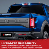 Ford F150 15-26 Ultra High Power Red LED 3rd Brake Light Kit w/ CREE XML White LED Cargo Lights (ATTN: DOES NOT FIT Models with Cargo Bed Camera in OEM 3rd Brake Light) - Smoked Lens