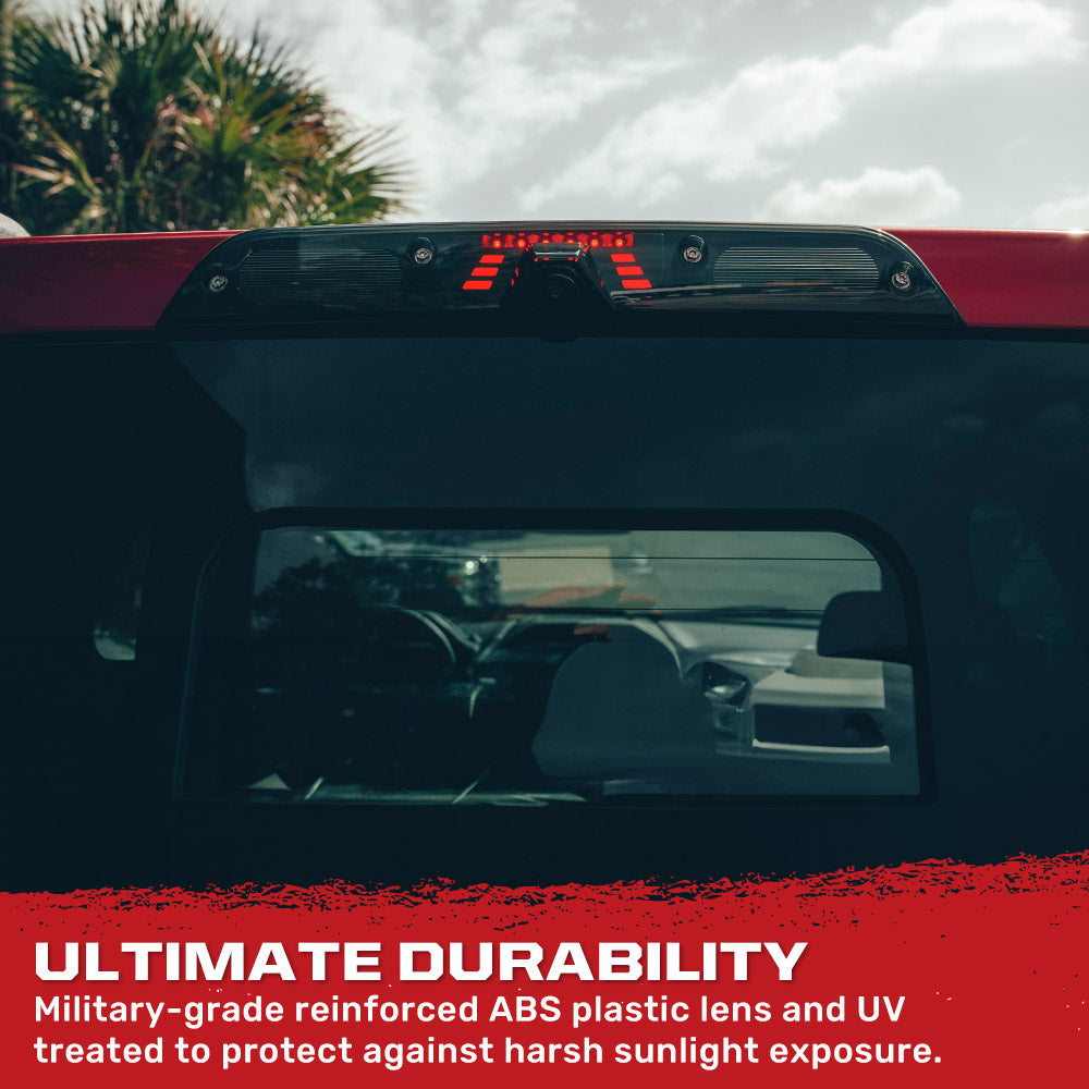Ford Super Duty F250/350/450/550 17-22 3rd Brake Light - Fits Models with Cargo Bed Camera - CREE XML LEDs in Smoked Lens