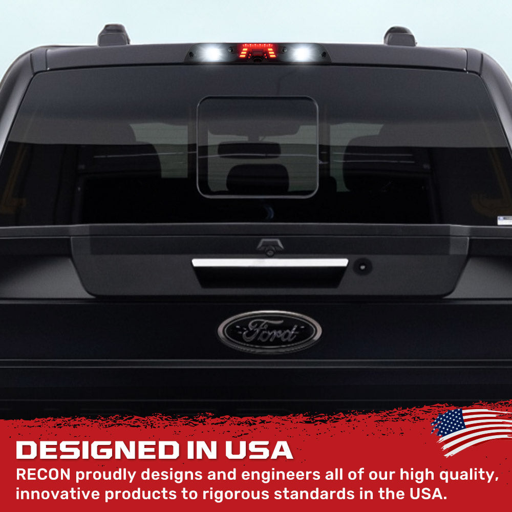 Ford Super Duty F250/350/450/550 17-22 3rd Brake Light - Fits Models with Cargo Bed Camera - CREE XML LEDs in Smoked Lens