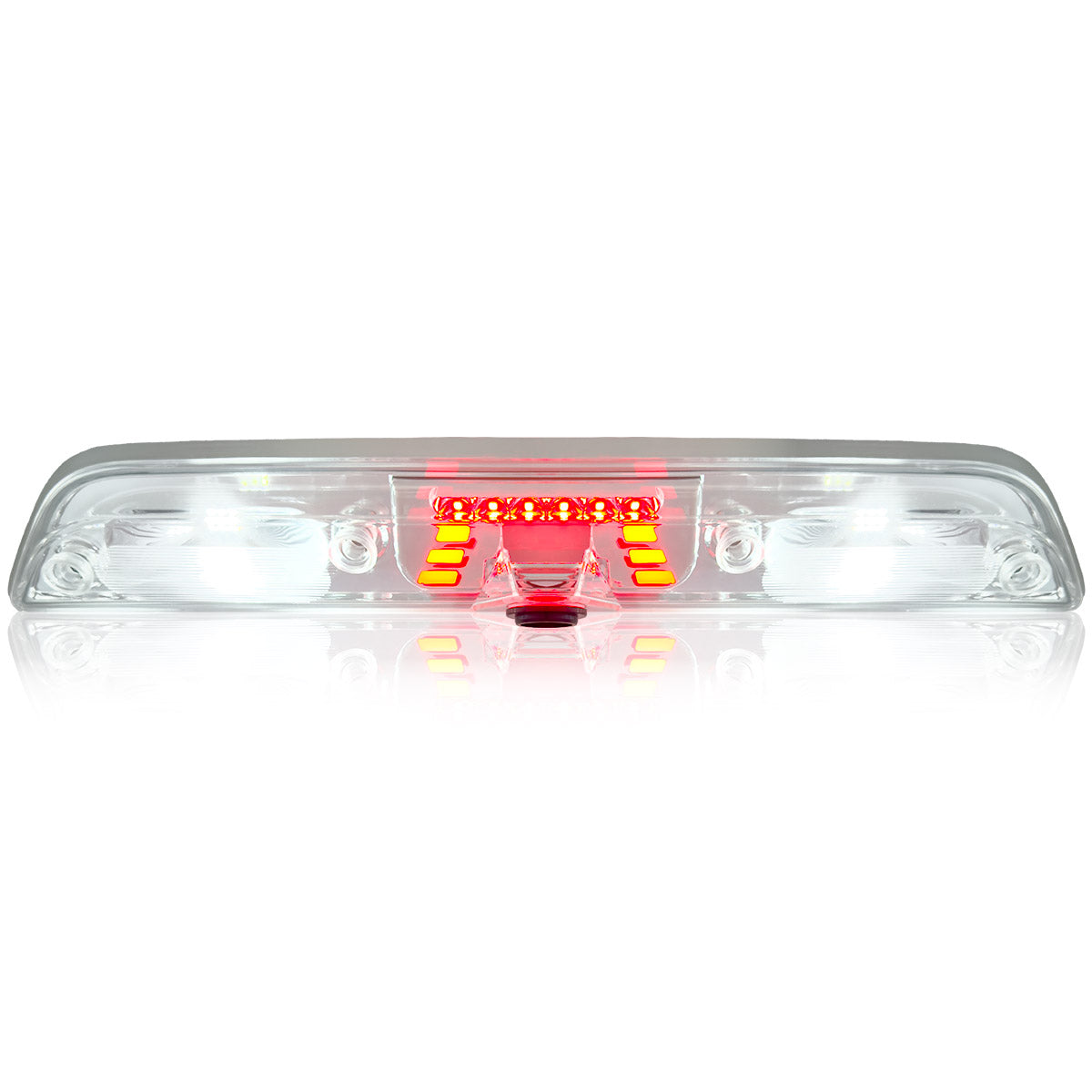 Ford Super Duty F250/350/450/550 17-23 3rd Brake Light - Fits Models with Cargo Bed Camera - CREE XML LEDs in Clear