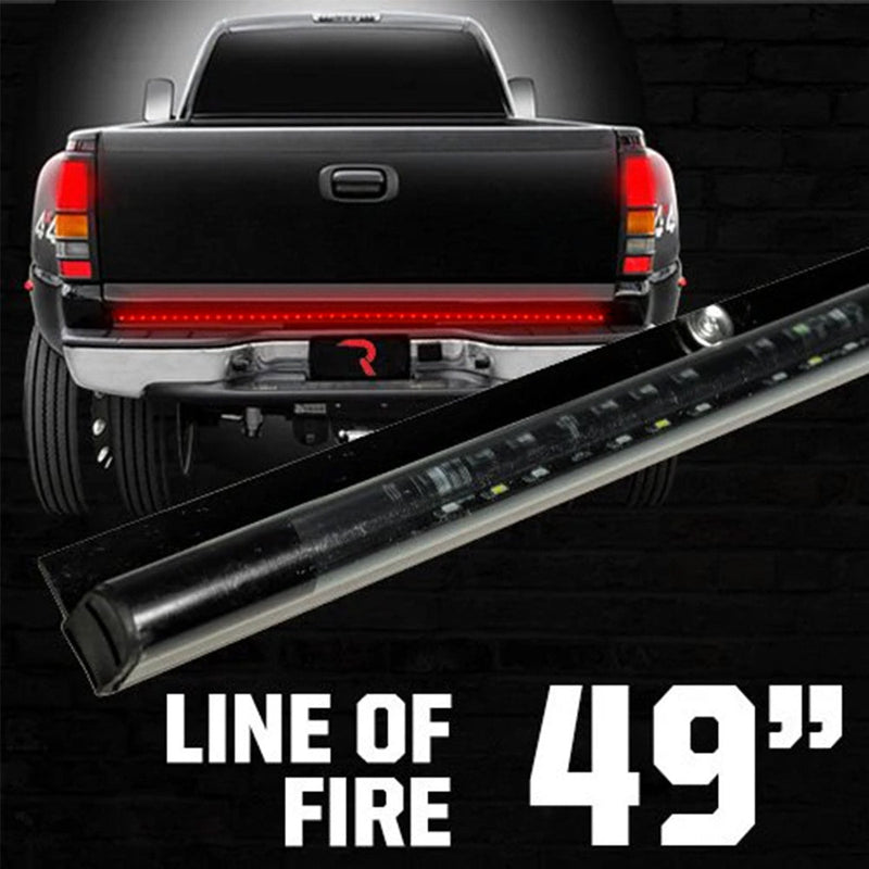 Original "Line of Fire" Hyperlite LED Tailgate Light Bar in Red - Multiple Sizes