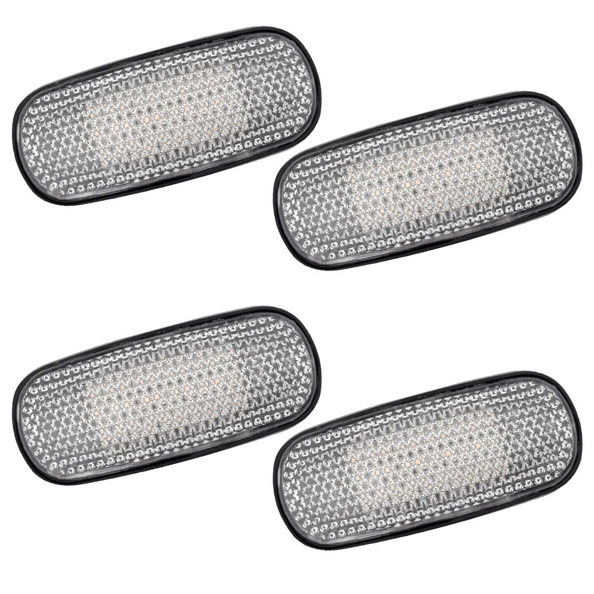 Dodge RAM 02-09 Amber & Red Fender LED Lights (4-Piece Set) Smoked or Clear Lens