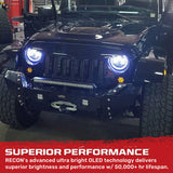 Jeep Wrangler JK 07-18 Ultra Bright Front Round DRL & Turn Signal LED Lights - Multiple Options RECON Jeep Wrangler JK 07-18 Ultra Bright Front Round DRL & Turn Signal LED Lights - Multiple Options Jeep Wrangler JK 07-18 Ultra Bright Front Round DRL & Turn Signal LED Lights - Multiple Options Jeep Wrangler JK 07-18 Ultra Bright Front Round DRL & Turn Signal LED Lights - Multiple Options Jeep Wrangler JK 07-18 Ultra Bright Front Round DRL & Turn Signal LED Lights - Multiple Options