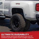 GMC Sierra & Chevy Silverado 15-26 (3rd & 4th Gen) Dually Fender Lights (4-Piece Set) - Multiple Lens & Colors