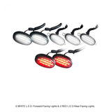 Ford Raptor 09-14 Fender Light White & Red LED in Smoked w/ Black Trim