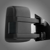 Ford 08-16 Super Duty F250/F350 Side Mirror Lenses (2-Piece Set) Ultra High Power White or Amber Running Lights & Scanning Amber Turn Signals Smoked or Clear Lens
