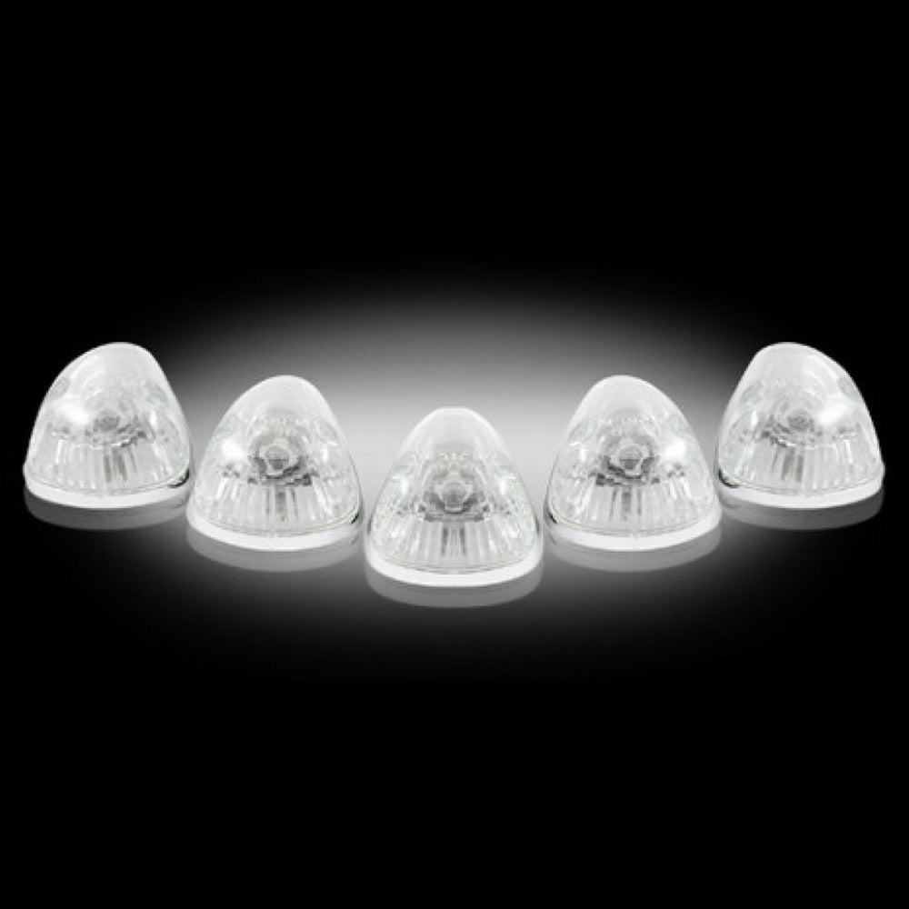 Dodge RAM 2500/3500 94-98 5-Piece Cab Roof Light Set Amber LED 194 Bulbs - Multiple Lens