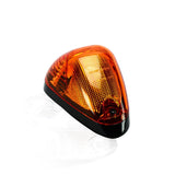 Ford Super Duty 99-16 5 Piece Cab Lights Amber Xenon Bulbs with Amber Lens - (Attn: This cab light kit replaces OEM factory installed Ford 99-16 cab roof light lenses)