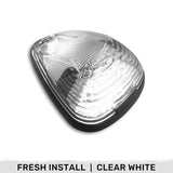 Ford Super Duty 99-16 Single 1-Piece Cab Roof Light 2-Way Front & Rear Facing Ultra High-Power LEDs (ATTN: For Models That DID NOT Come With Factory Cab Lights) - Multiple Options