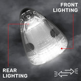 Ford 99-16 Super Duty 5-Pc Cab Roof Lights 2-Way Front & Rear Facing Ultra High-Power LED (ATTN: For Models That DID NOT Come With Factory Cab Lights) - Multiple Options