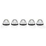 Ford 99-16 Superduty (5-Piece Set) Clear Cab Roof Light Lens with RGB (Multi-Colored) High-Power LED's - (Attn: This part is for trucks that DID NOT come with factory installed cab roof lights)