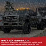 Ford 99-16 Super Duty 5-Pc Cab Roof Lights 2-Way Front & Rear Facing Ultra High-Power LED (ATTN: For Models That DID NOT Come With Factory Cab Lights) - Multiple Options