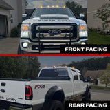 Ford 99-16 Super Duty 5-Pc Cab Roof Lights 2-Way Front & Rear Facing Ultra High-Power LED (ATTN: For Models That DID NOT Come With Factory Cab Lights) - Multiple Options