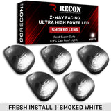 Ford 99-16 Super Duty 5-Pc Cab Roof Lights 2-Way Front & Rear Facing Ultra High-Power LED (ATTN: For Models That DID NOT Come With Factory Cab Lights) - Multiple Options
